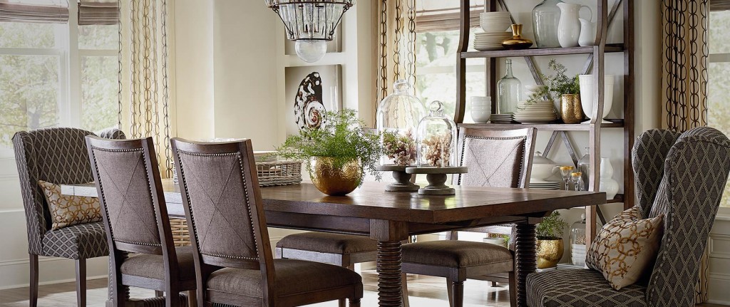 Well-decorated dining room