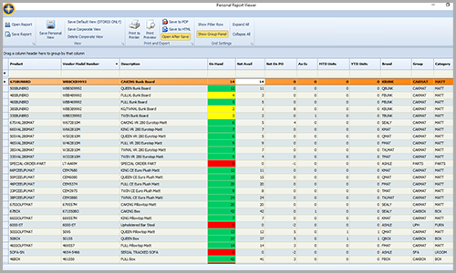 STORIS Personal Report Viewer