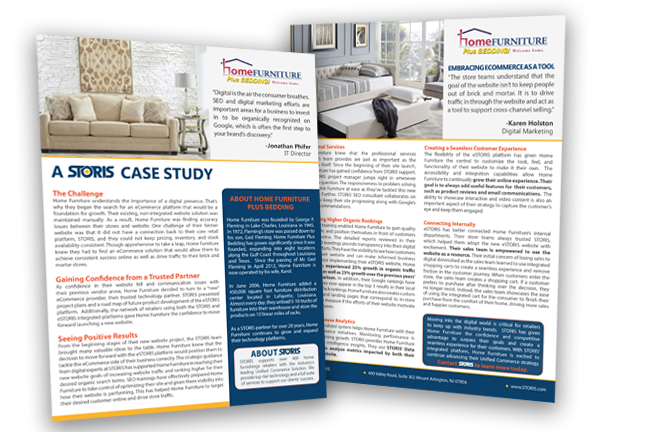 Home Furniture Plus Bedding Case Study