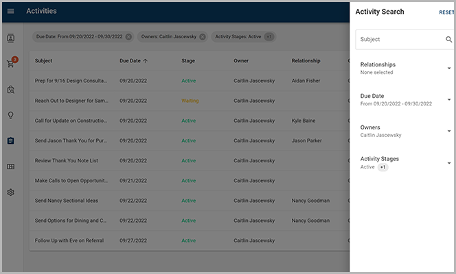 STORIS NextGen Activities