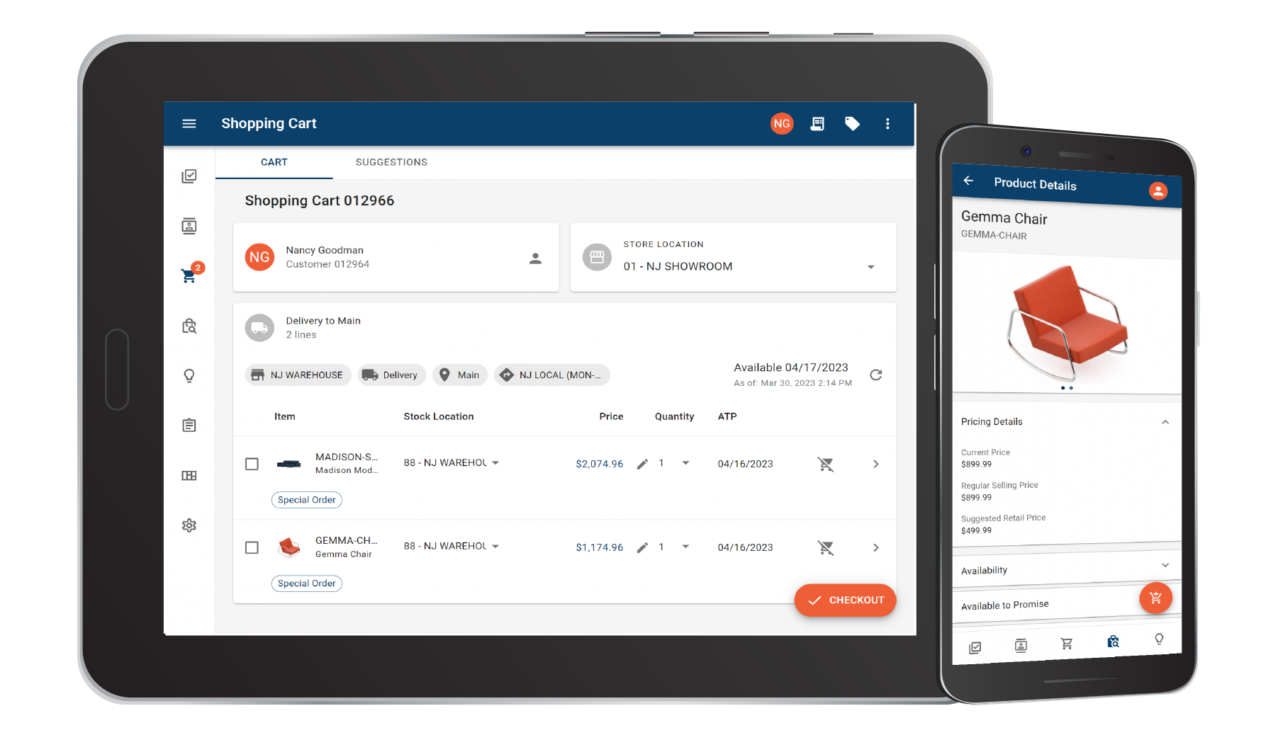 STORIS NextGen Mobile POS for Furniture Retailers