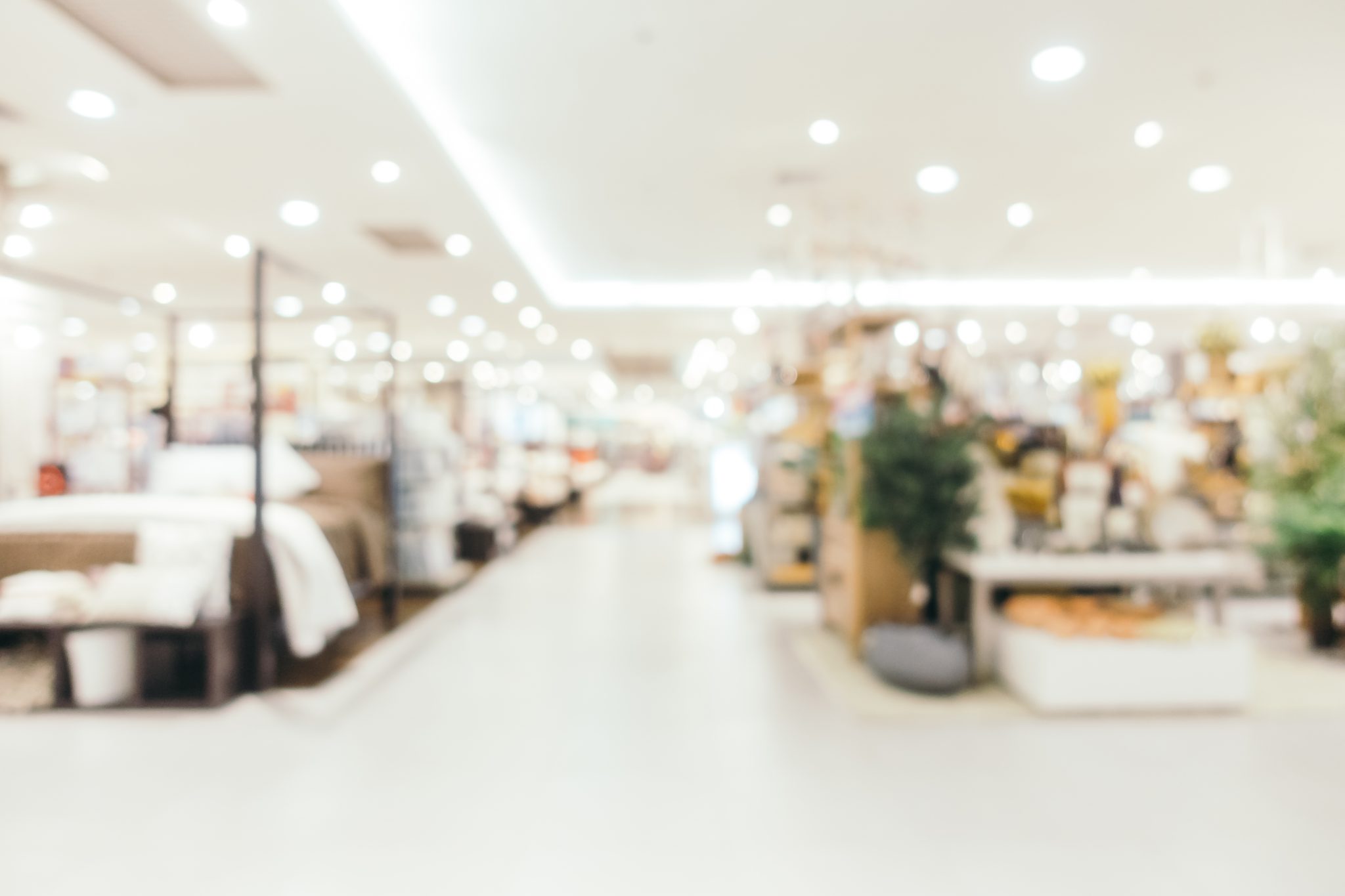 Blurred Furniture Store Image