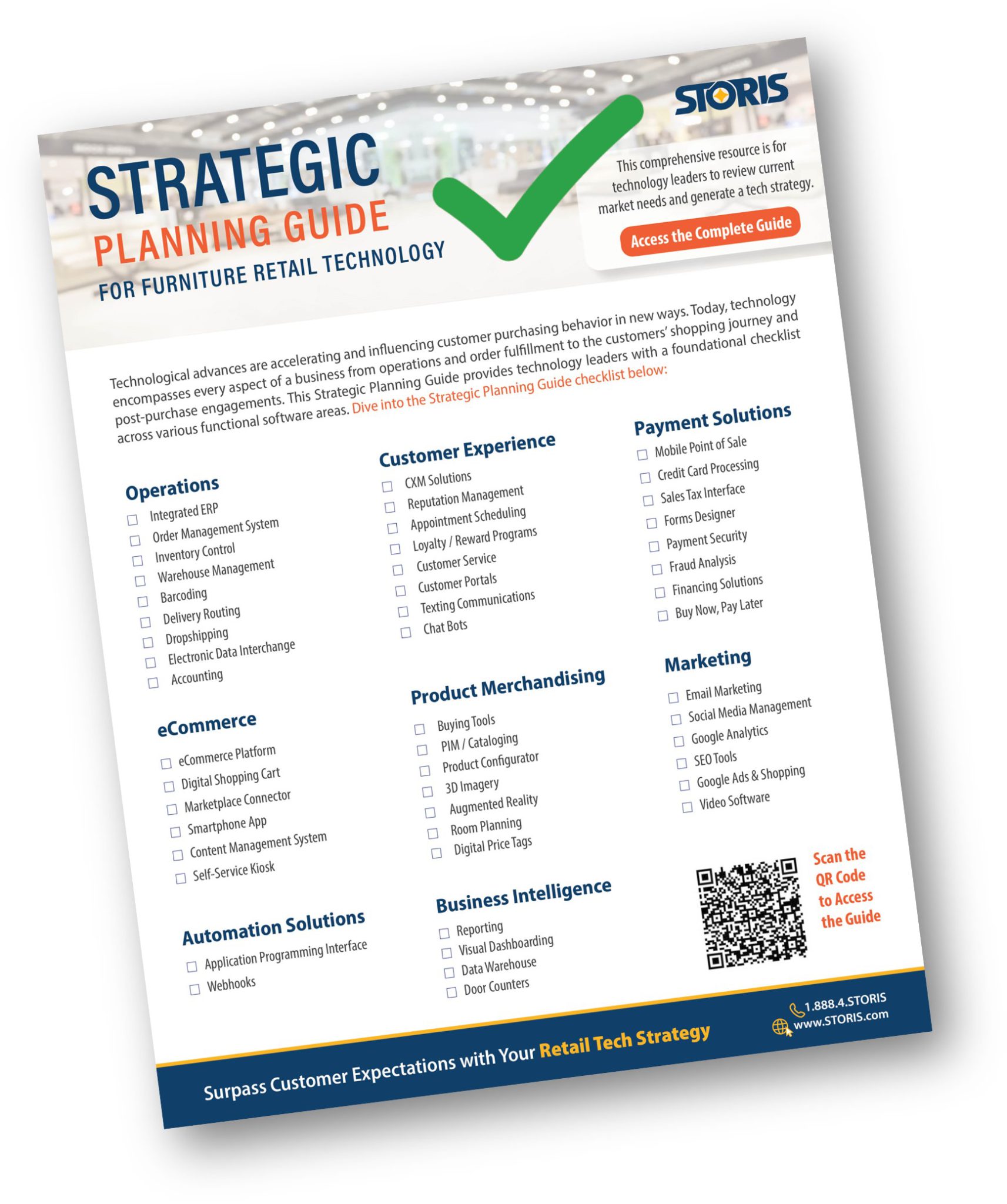 Strategic Planning Guide for Furniture Retail Technology - Checklist Edition