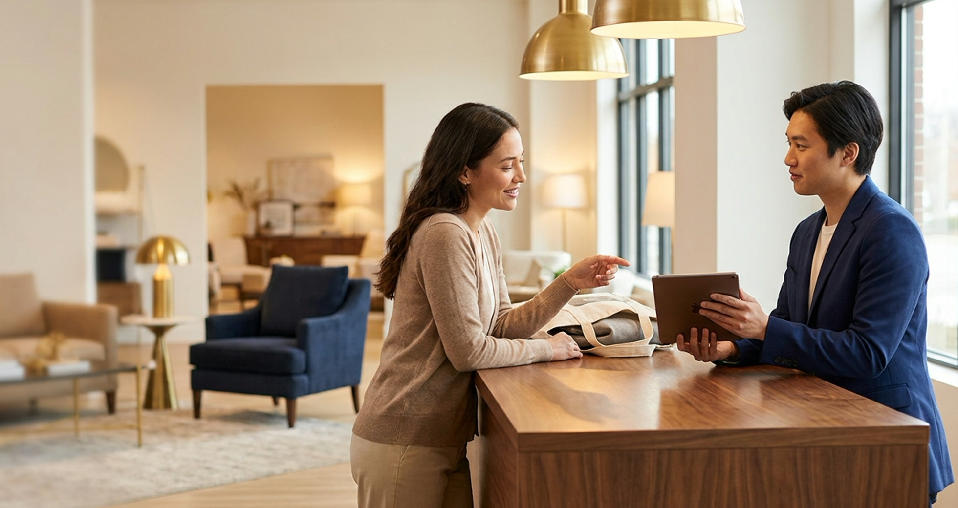 Furniture return management software on a STORIS POS screen showing the original purchase order, item disposition options, refund method, and inventory write-back in one record across stores.